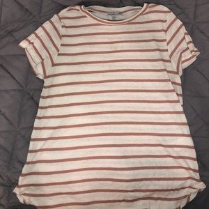 CHARLOTTE RUSSE LONG STRIPED TOP